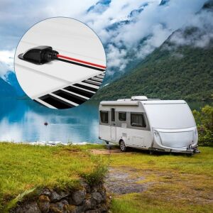 Obus Karavan Hegel Su Sızdırmaz Solar Kablo Kapağı Siyah