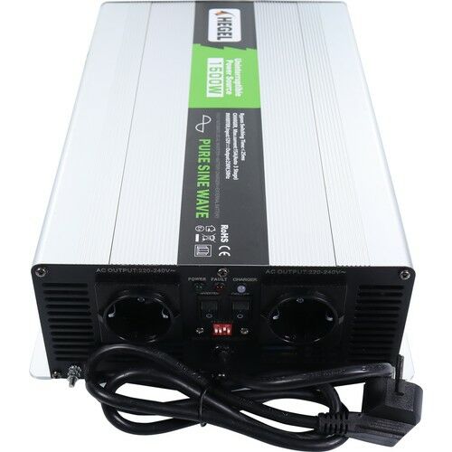 Obus Karavan Hegel Tam Sinüs İnvertör 1500W/12V AC 220V Şarjlı