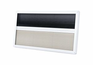 Obus Karavan Jarup Beyaz Pervazlı Karavan Penceresi (45x50)