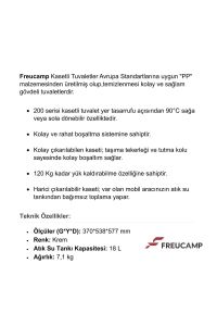 Obus Karavan Freucamp W-5000 Karavan Tuvaleti