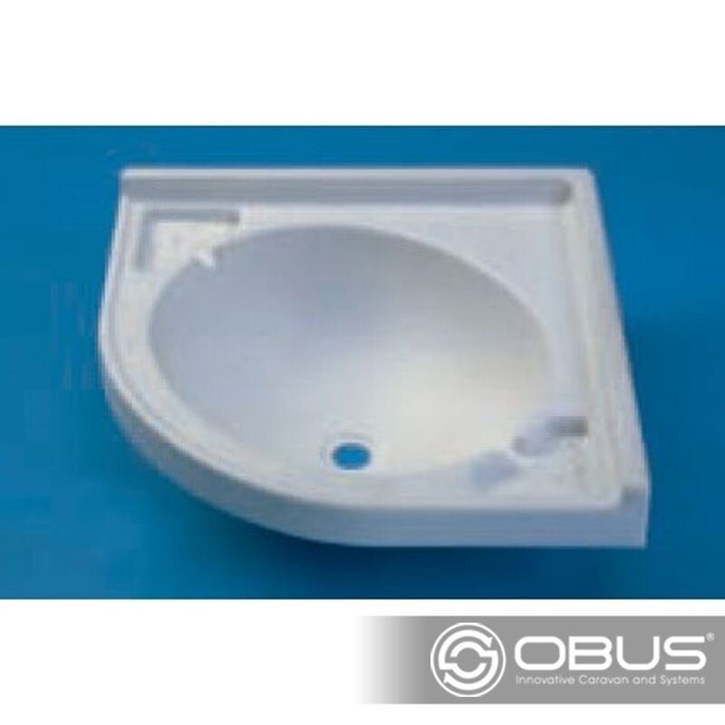 Obus Karavan Comet Fiber Sağ Köşe Oval Banyo Eviyesi