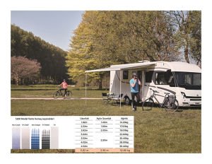 Obus Karavan Thule Omnistor 5200 Kasetli Tente (4.52x2.50)