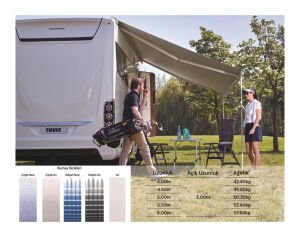 Obus Karavan Thule Omnistor 9200 Kasetli Tente (4.50x3.00)