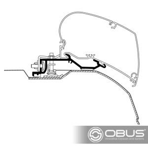 Obus Karavan Thule 6300 Tavan Montaj Braketi (TGE/Crafter)