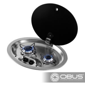 Obus Karavan Can Oval Çift Gözlü Ocak