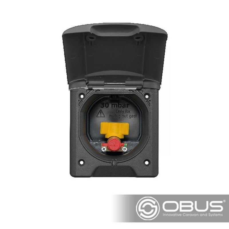 Obus Karavan ABL Dış Gaz Alım Noktası (Siyah)